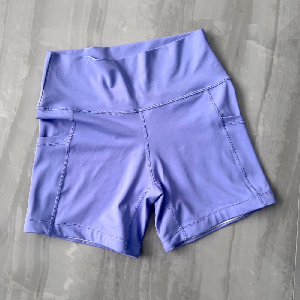 CVG Solid Lilac Athletic Shorts • Size Small • 5”